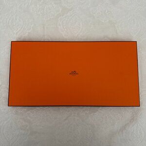 Hermes Authentic Empty Scarf Box - 14.25" x 7.25" x 1.00"
